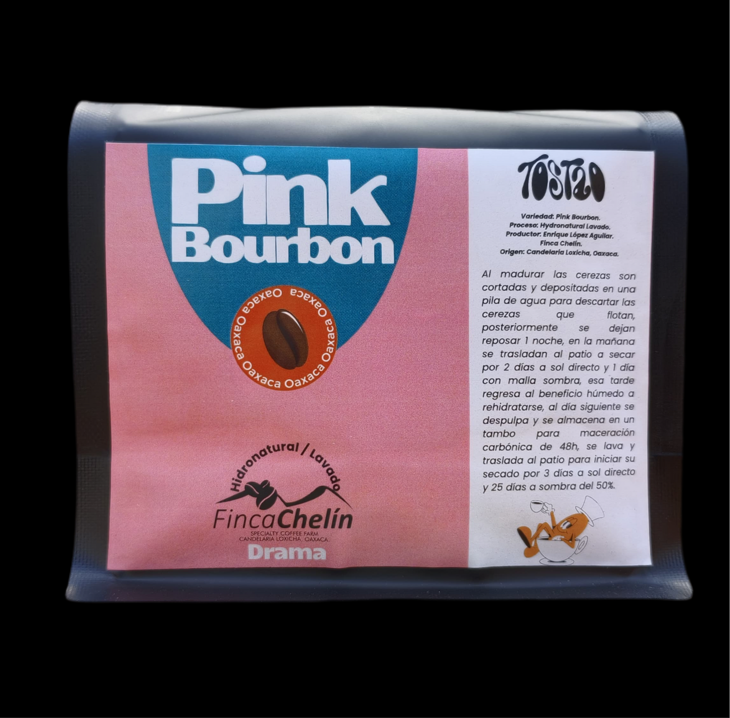 FINCA CHELIN     PINK  BOURBON  HYDRONATURAL LAVADO|OAXACA